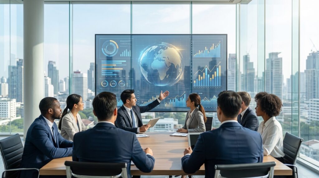 Globale - Investitionen Billionen-Dollar-Wettrüsten