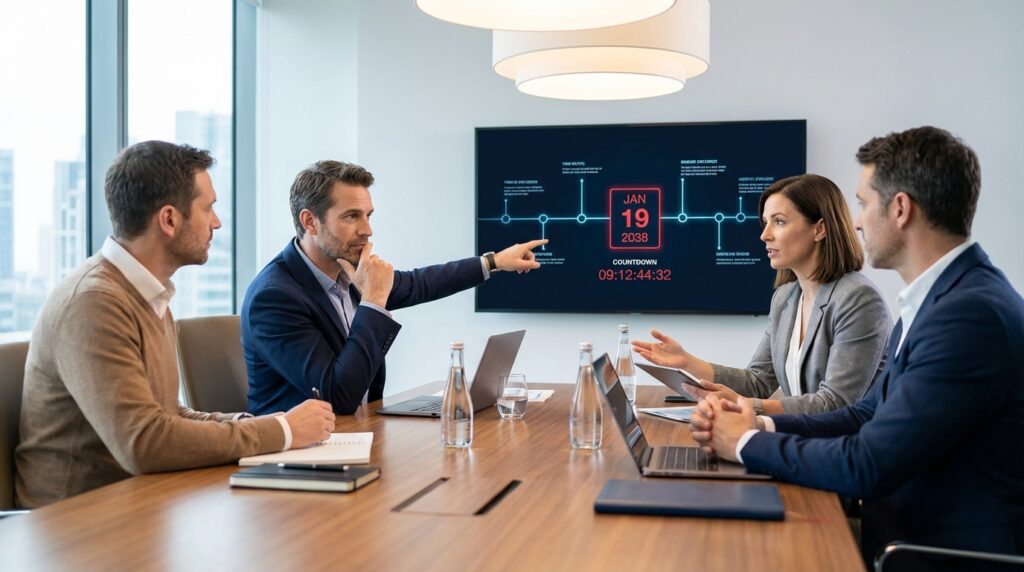 Jahr - 2038-Problem alter Zeitstempel